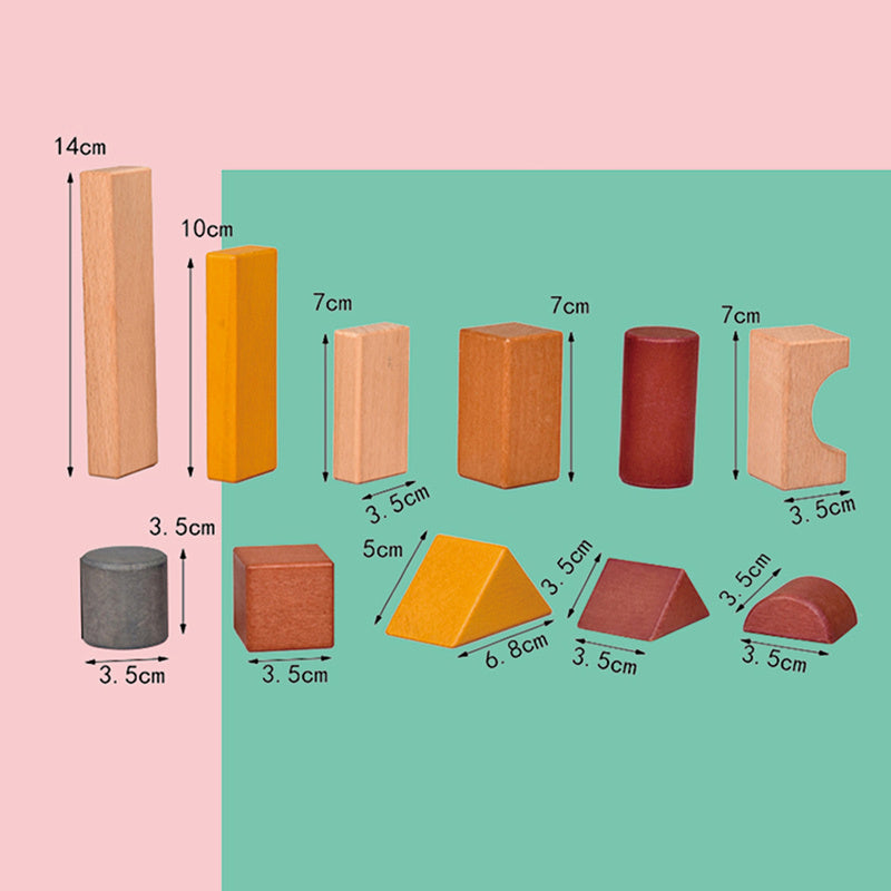 Wooden Building Blocks Set – Creative Construction Toy