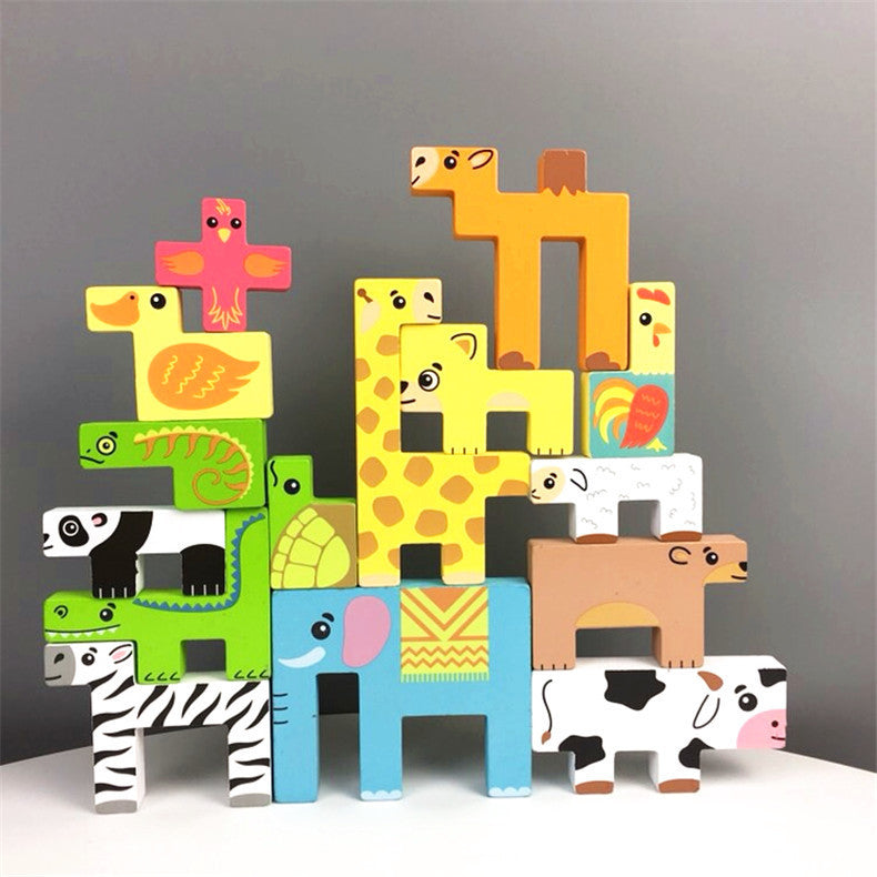 Colorful Wooden Animal Puzzle – Learn & Play for Kids Aged 2+