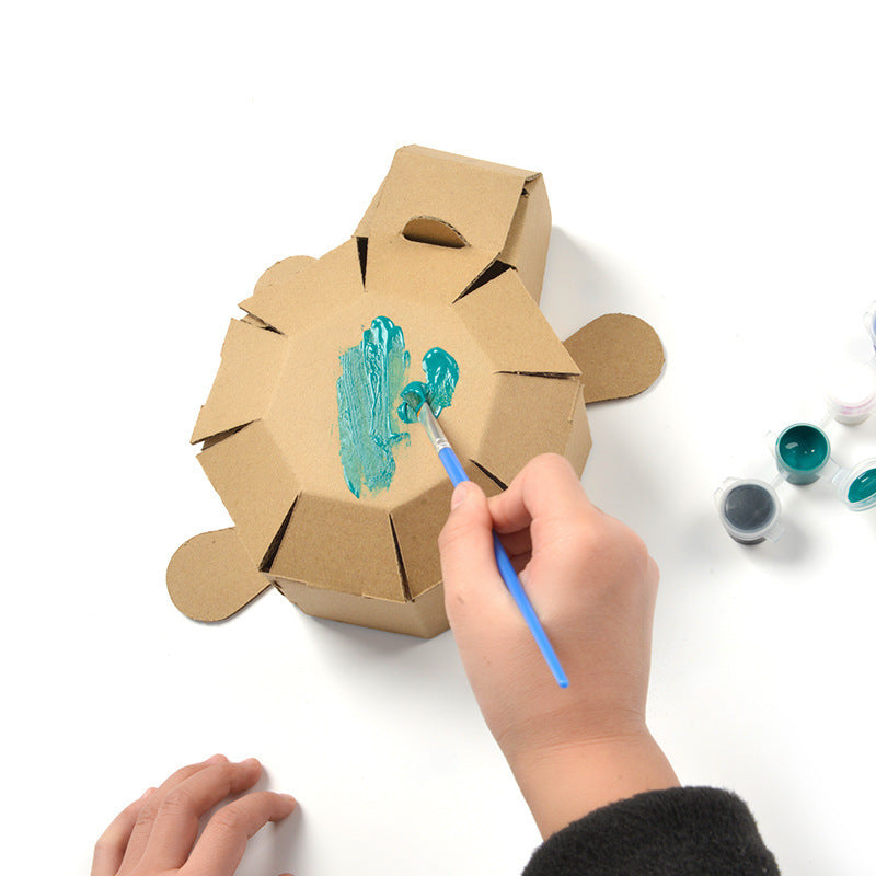 Color & Create Animal Paper Puzzle – For Kids Aged 4–6