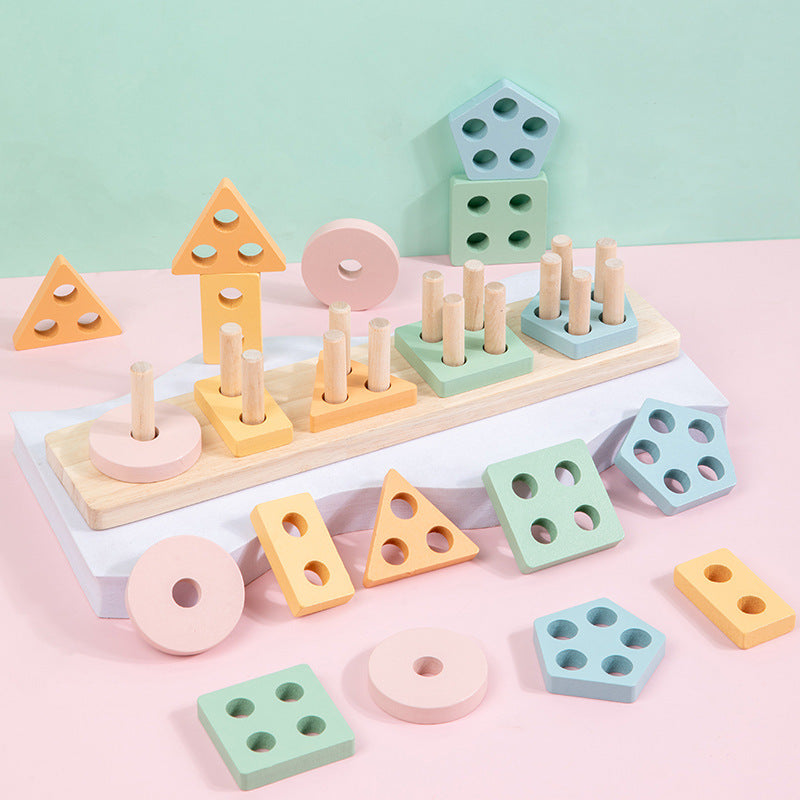 Wooden Building Blocks Sets